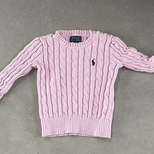 Ralph Lauren Cable Knit Sweater - Size 4T